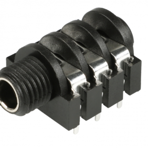LINE 6 JACK 1/4" TRS 6 PIN PCB MT HORIZ 21-00-6616