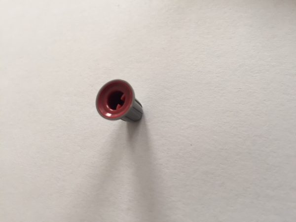 Yamaha AW16G / AW1600 Pan Balance Knob Red Grey V901280R - Image 2