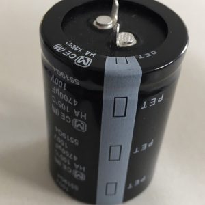 Capacitor Panasonic 4700μF 100V dc Aluminium Electrolytic Capacitor,