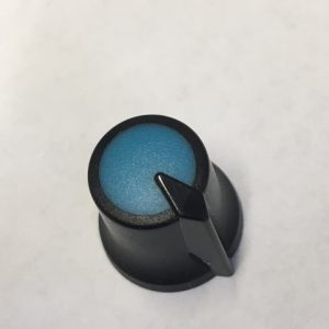 Yamaha Rotary Control Knob Black with Blue face part VED50700